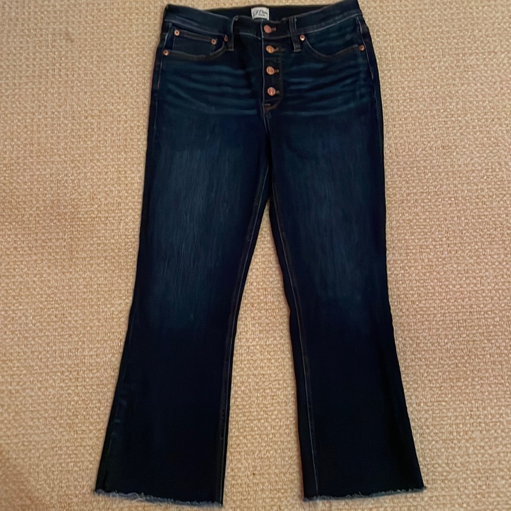 Jcrew Billie Demi Boot Crop jeans